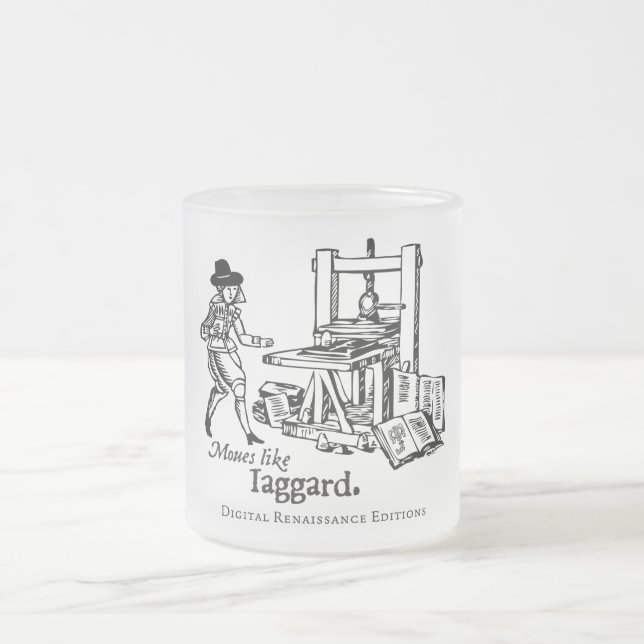 Taza De Cristal Esmerilado Getting Frisket (taza) (Centro)