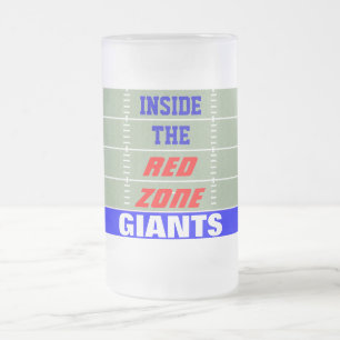 TAZA DE CRISTAL ESMERILADO GIANTES DENTRO DE LA ZONA ROJA