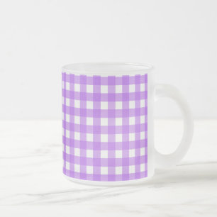 Taza De Cristal Esmerilado Gigante púrpura brillante