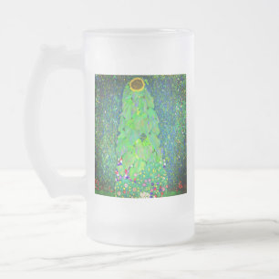 Taza De Cristal Esmerilado Girasol de Gustav Klimt
