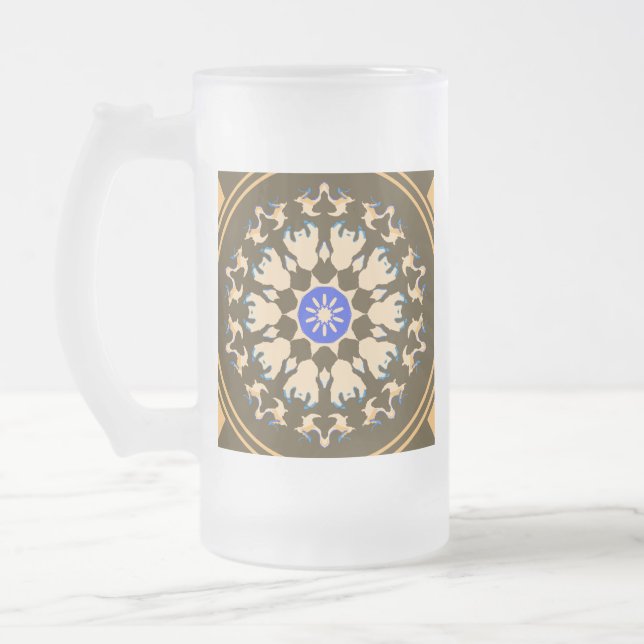 Taza De Cristal Esmerilado Giro (Izquierda)