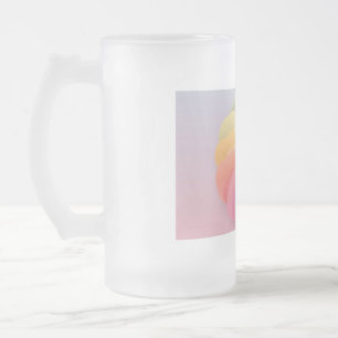 Taza De Cristal Esmerilado Giro de gradiente de color suave