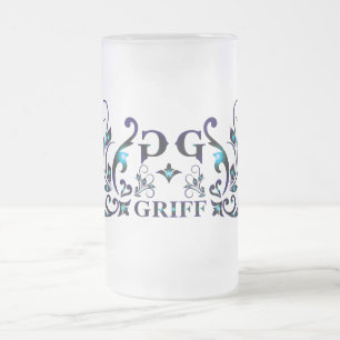 Taza De Cristal Esmerilado Glass de Cerveza GRIFFIN