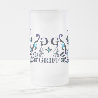 Taza De Cristal Esmerilado Glass de Cerveza GRIFFIN