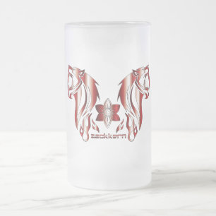 Taza De Cristal Esmerilado Glass Zackkern-Beer