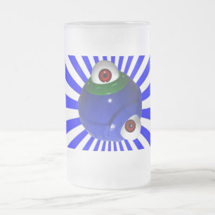 Taza De Cristal Esmerilado globo ocular
