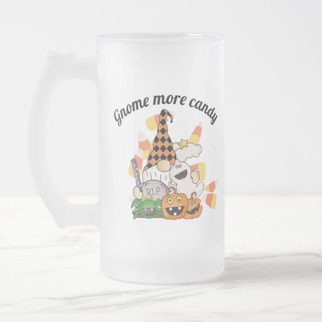Taza De Cristal Esmerilado Gnome aquí por los boos (Izquierda)