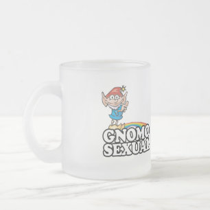 Taza De Cristal Esmerilado Gnomosexual