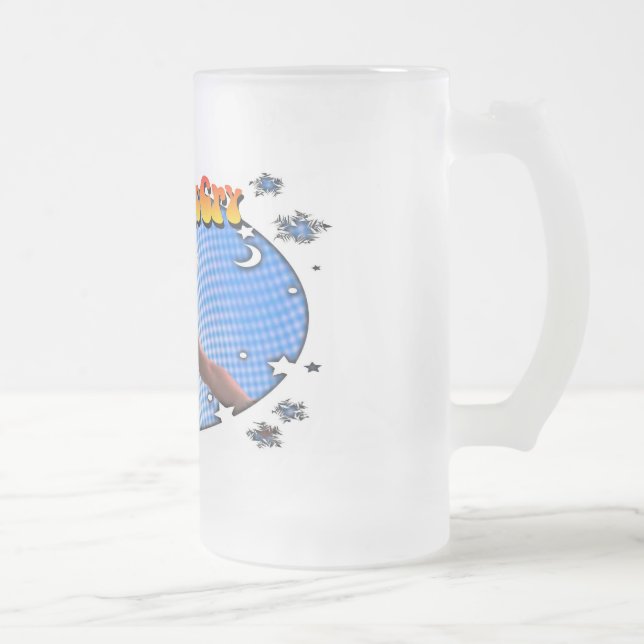 Taza De Cristal Esmerilado Golly McCry (Derecha)