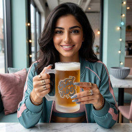 Taza De Cristal Esmerilado Good Vibes