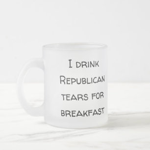 Taza De Cristal Esmerilado GOP Tear Trime