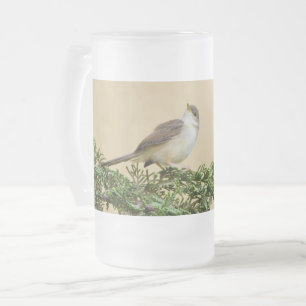 Taza De Cristal Esmerilado Gorrión