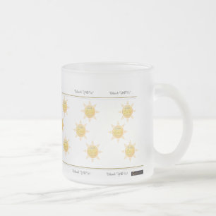 Taza De Cristal Esmerilado Gracias
