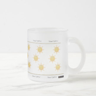 Taza De Cristal Esmerilado Gracias