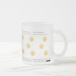 Taza De Cristal Esmerilado Gracias por dar sol a Mug