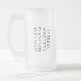 Taza De Cristal Esmerilado Gracioso Chiropráctico Ajuste óseo o Mordaza de Co