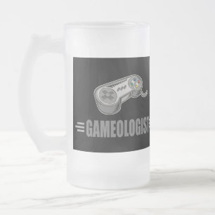 Taza De Cristal Esmerilado Gracioso videojugador