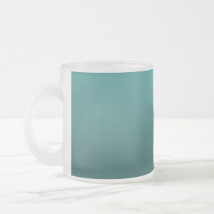 Taza De Cristal Esmerilado Gradiente Verde - de profundo a claro   Fondo de Á
