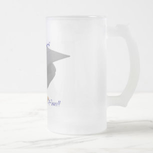 Taza De Cristal Esmerilado Graduación
