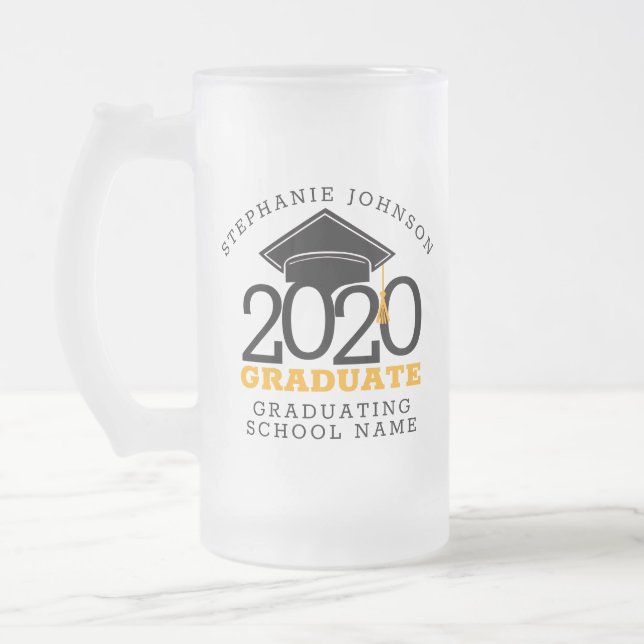 Taza De Cristal Esmerilado Graduado de moda de 2020 (Izquierda)
