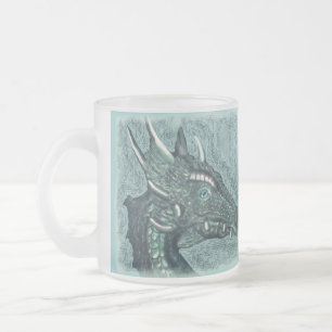 Taza De Cristal Esmerilado Graelle, la magia de la fantasía de su dragón