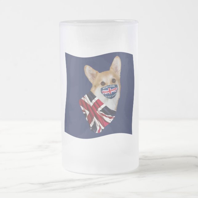 TAZA DE CRISTAL ESMERILADO GRAN BRETAÑA (Centro)