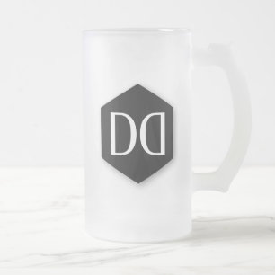 Taza De Cristal Esmerilado Gran Danés Identidad DD