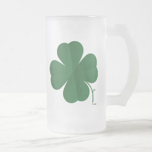 Taza De Cristal Esmerilado Gran trinquete de cuatro hojas