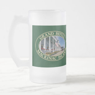 Taza De Cristal Esmerilado Grand Hotel en la isla de Mackinac, Michigan