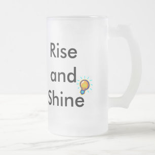 Taza De Cristal Esmerilado "Grandes citas sobre la vida" Coffee Mug