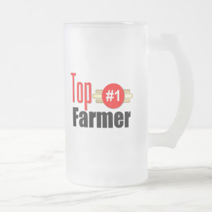 Taza De Cristal Esmerilado Granjero superior