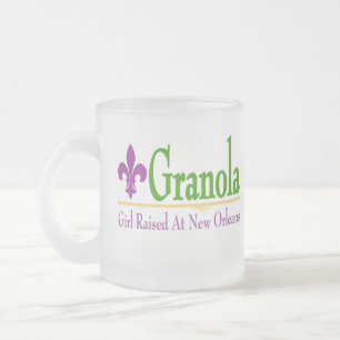 Taza De Cristal Esmerilado Granola, Chica criada en NOLa