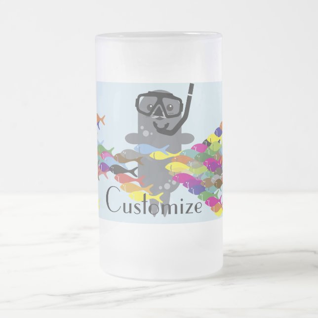 Taza De Cristal Esmerilado Gray Seal Thunder_Cove (Centro)