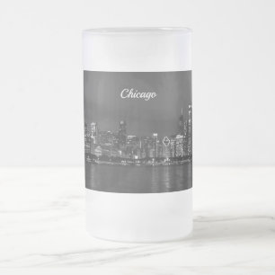 Taza De Cristal Esmerilado Grayscale Frost Mug