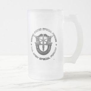 Taza De Cristal Esmerilado Green Berets DUI Special Edition