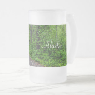 Taza De Cristal Esmerilado Green Paradise Frosted Mug