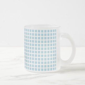 Taza De Cristal Esmerilado GRID : pastel blue