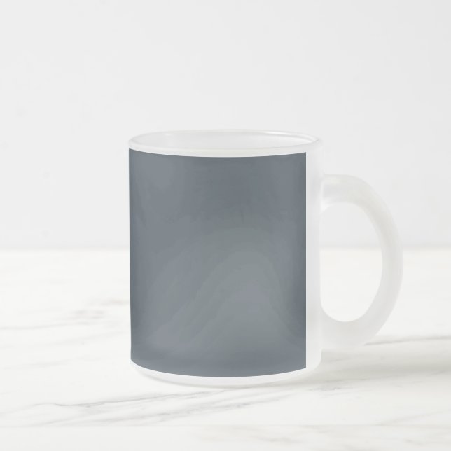 Taza De Cristal Esmerilado Gris Carbón (Derecha)
