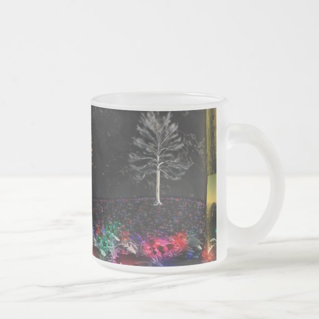 Taza De Cristal Esmerilado Grove of Living Gems Mug (Derecha)