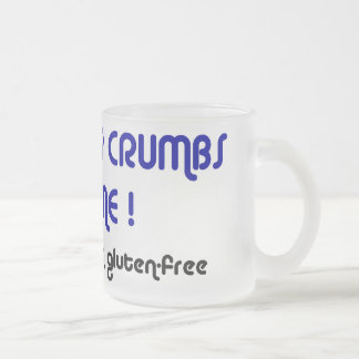 Taza De Cristal Esmerilado GUARDE SUS MIGAS de MÍ taza del vidrio esmerilado