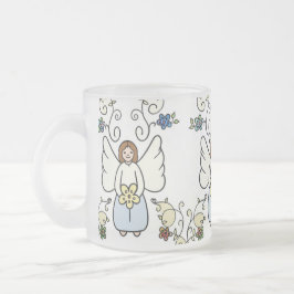 Taza De Cristal Esmerilado Guardian Angel Mug
