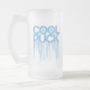 Taza De Cristal Esmerilado Guay As Puck Frost Glass Beer Mug