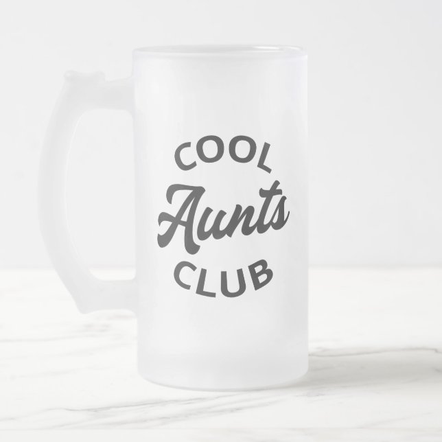 Taza De Cristal Esmerilado Guay Aunts Club I (Izquierda)
