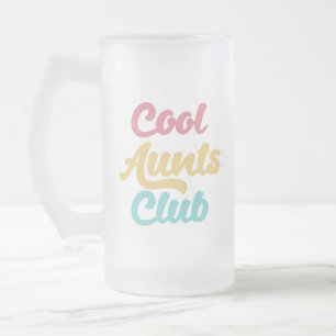 Taza De Cristal Esmerilado Guay Aunts Club II