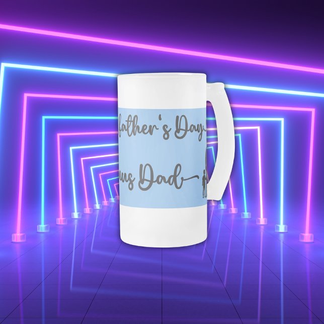 Taza De Cristal Esmerilado Guay Bonus Dad Feliz Día del Padre | (Subido por el creador)