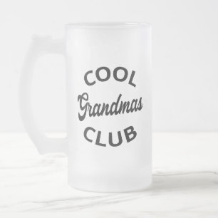 Taza De Cristal Esmerilado Guay Grandmas Club I