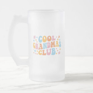 Taza De Cristal Esmerilado Guay Grandmas Club III