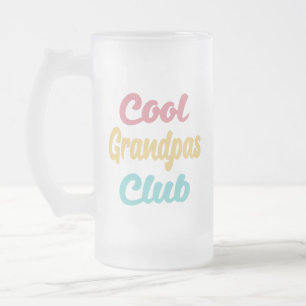 Taza De Cristal Esmerilado Guay Grandpas Club II