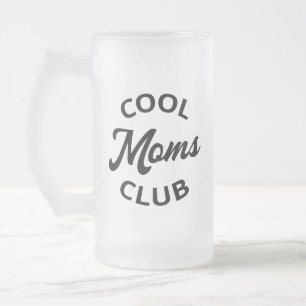 Taza De Cristal Esmerilado Guay Moms Club I