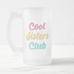 Taza De Cristal Esmerilado Guay Sisters Club II